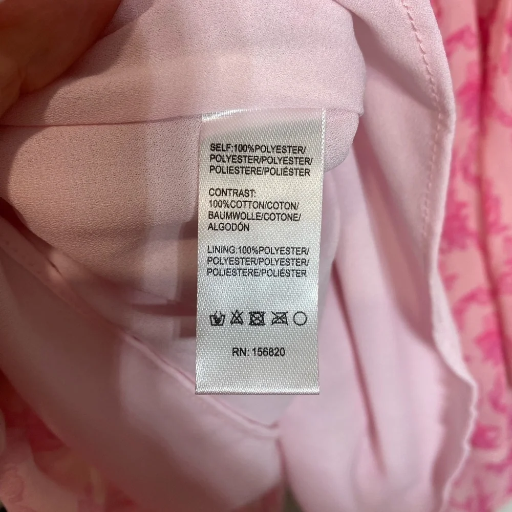 ALLISON NEW YORK DELILAH MINI SKIRT AND MATCHING TOP PINK FLORAL SET